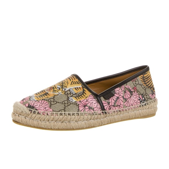 Gucci Bengal Print Coated Canvas Espadrilles - Picture 3 of 6